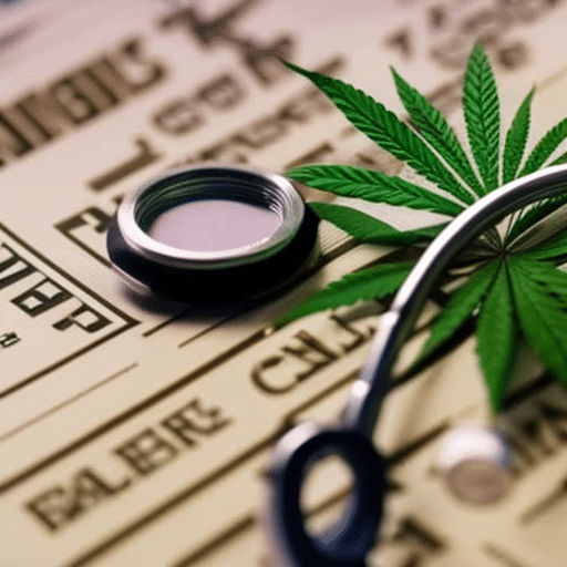An image showing a checklist, a Delaware map, a medical cannabis leaf, and a stethoscope, symbolizing the steps and medical context for understanding the MMP eligibility criteria in Delaware