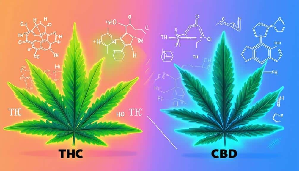 thc and cbd comparison